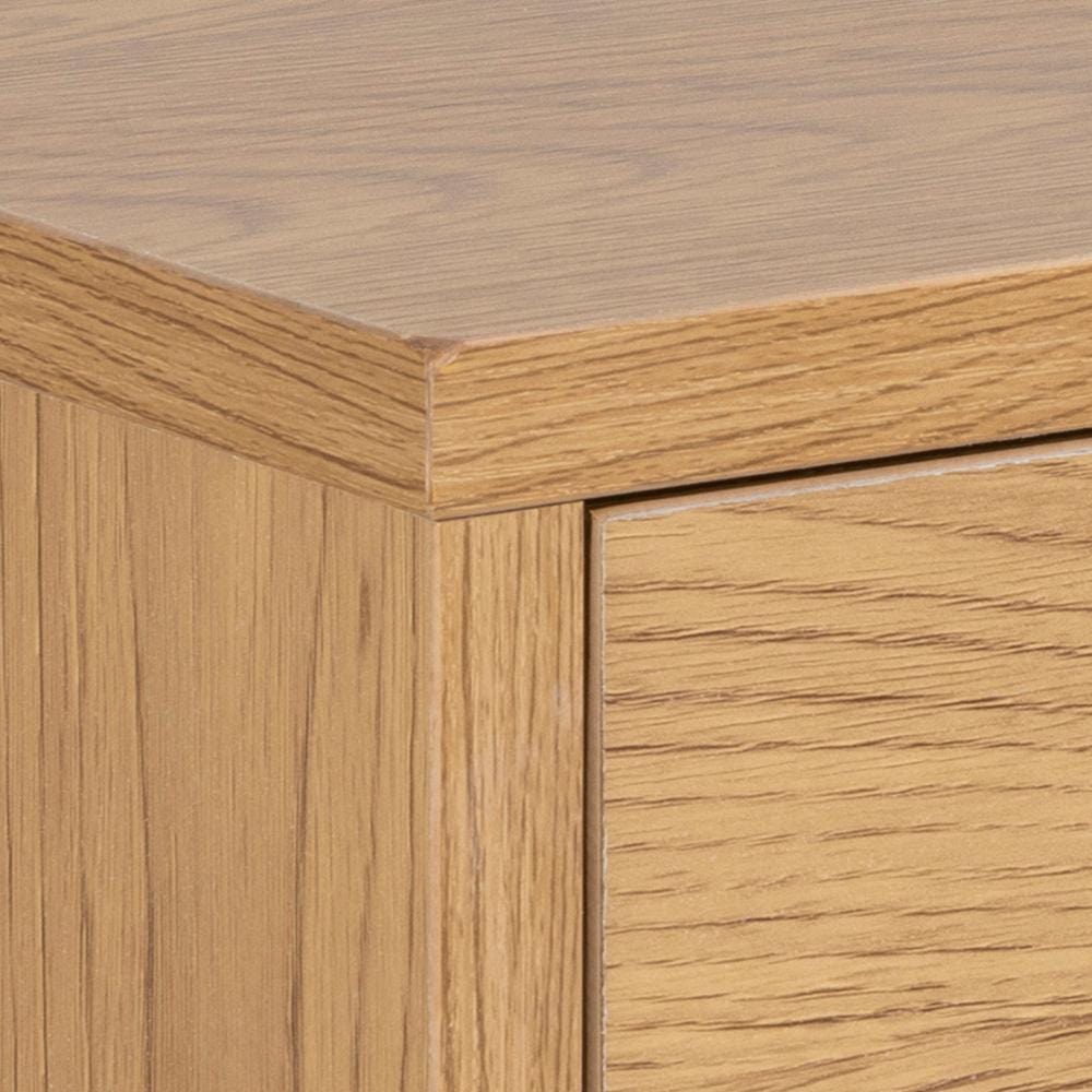 Noptiera din MDF, cu 1 sertar, Cholet Stejar, l50xA35xH24,3 cm (5)