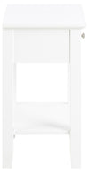 Noptiera din MDF, cu 1 sertar, Linnea Alb / Alb, l45xA34xH62,8 cm (3)
