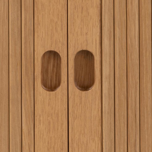 Actona Noptiera din MDF, cu 2 Usi, Langley Natural / Stejar, l45xA30xH60 cm