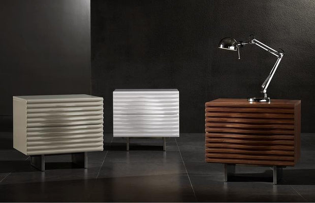 Noptiera din MDF si metal, Hudson H15 Alb, l55xA44xH50 cm (4)