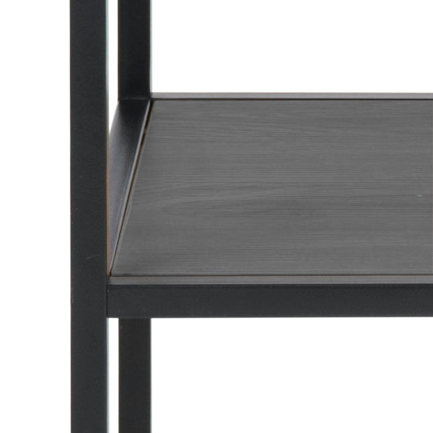 Noptiera din MDF si metal, Seaford Antracit / Negru, l42xA35xH63 cm (6)