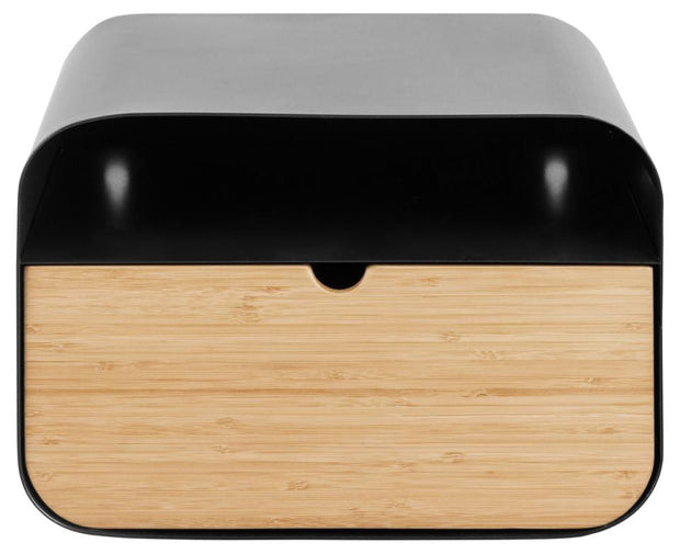 Actona Noptiera din metal, cu 1 sertar, Joliet Negru, l35xA25xH23 cm