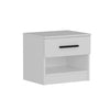 Asir Noptiera din pal, cu 1 sertar, Kale 3727 Alb, l50xA47xH40 cm
