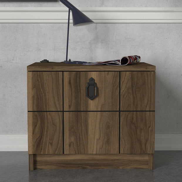 Asir Noptiera din pal, cu 1 usa, Lost Nuc, l49xA35xH41 cm