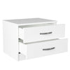 Asir Noptiera din pal, cu 2 sertare, Diva V2 Alb, l55xA44xH41,9 cm