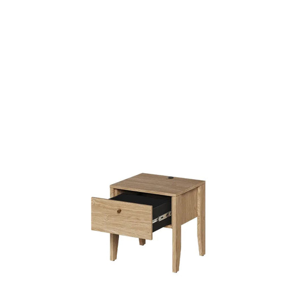 Lenart Noptiera din pal si MDF, cu 1 sertar, Cozy CZ-05 Stejar, l40xA45xH46 cm