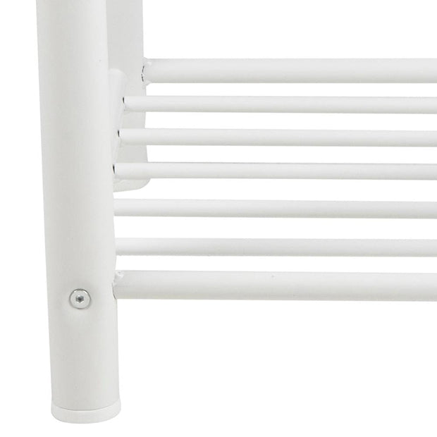 Noptiera din sticla si metal, Line Transparent / Alb, l50xA37xH66 cm (3)