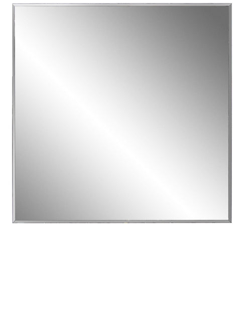 BFSummer Oglinda decorativa din MDF Kalis Gri, l80xH80 cm