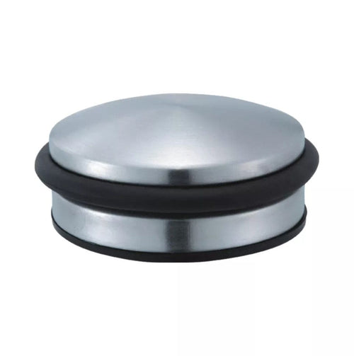 BFSummer Opritor usa din metal si cauciuc, Dia D211 Crom / Negru, Ø10xH4,5 cm