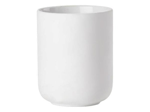 BFSummer Pahar din ceramica pentru periuta de dinti Ume Natural, Ø8,3xH10,3 cm, Zone Denmark-Alb