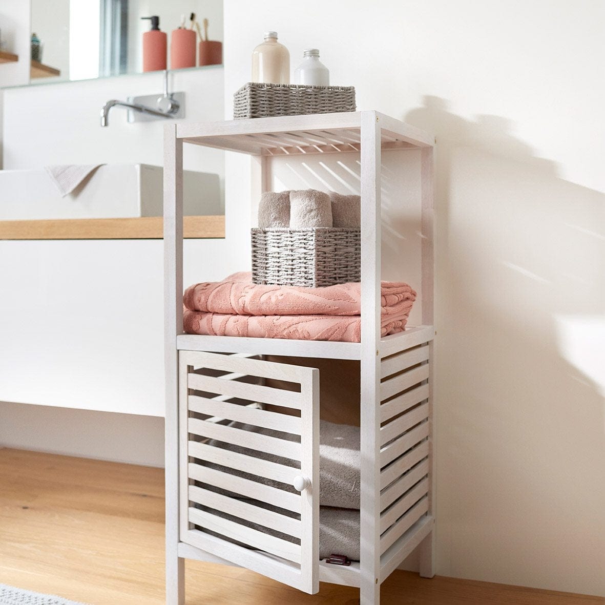 BFSummer Pahar din ciment pentru periuta de dinti, Terracotta Caramiziu, Ø7,5xH12,5 cm