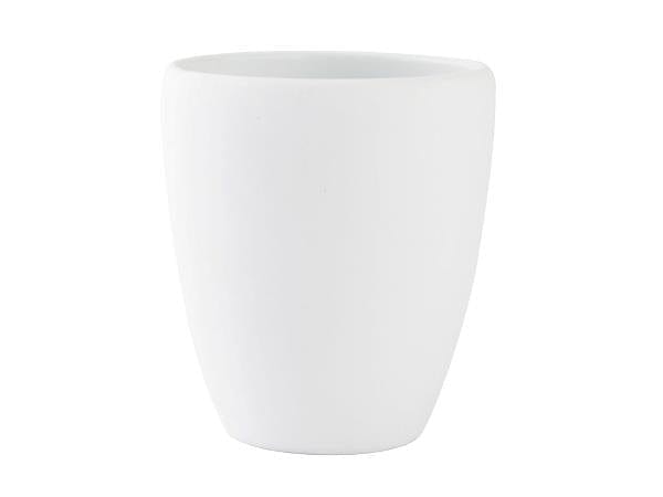 BFSummer Pahar din portelan pentru periuta de dinti Soft, Ø7,5xH9 cm, Zone Denmark-Alb