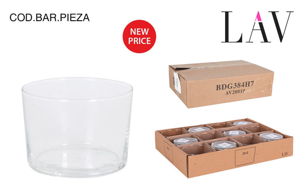 Pahar din sticla, Bodega Transparent, 230 ml