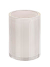 Pahar pentru periuta din polirasina, Topazio Alb, Ø7,3xH10,3 cm