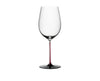 BFSummer Pahar pentru vin, din cristal Black Series Bordeaux Grand Cru Burgundy / Negru, 860 ml, Riedel