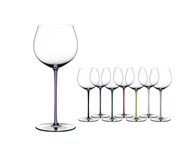 BFSummer Pahar pentru vin, din cristal Fatto A Mano Oaked Chardonnay Violet, 620 ml, Riedel