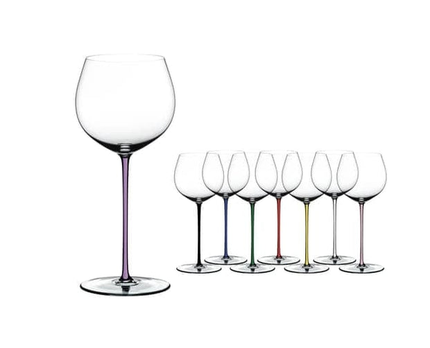 BFSummer Pahar pentru vin, din cristal Fatto A Mano Oaked Chardonnay Violet, 620 ml, Riedel