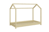 Kocot Kids 160 x 80 cm Pat din lemn de pin pentru copii, Bella I Natural
