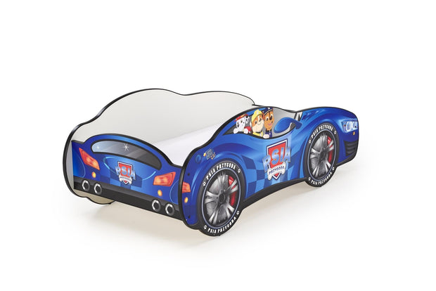 Pat din pal cu lumini, pentru copii Puppy Albastru, 140 x 70 cm (1)