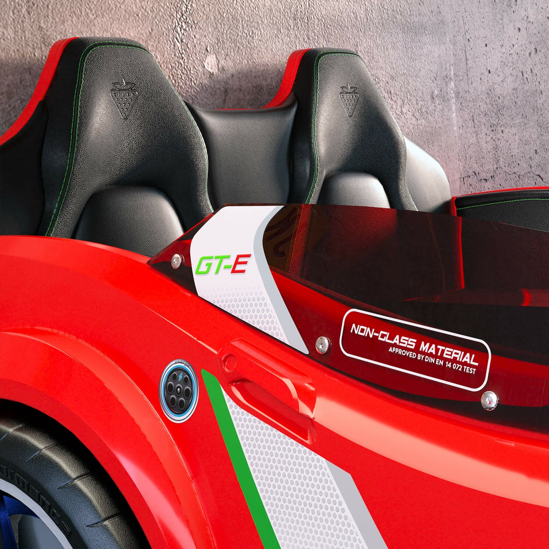 Pat din pal cu lumini si sunete, pentru copii GTE Rosu, 191 x 99 cm (6)