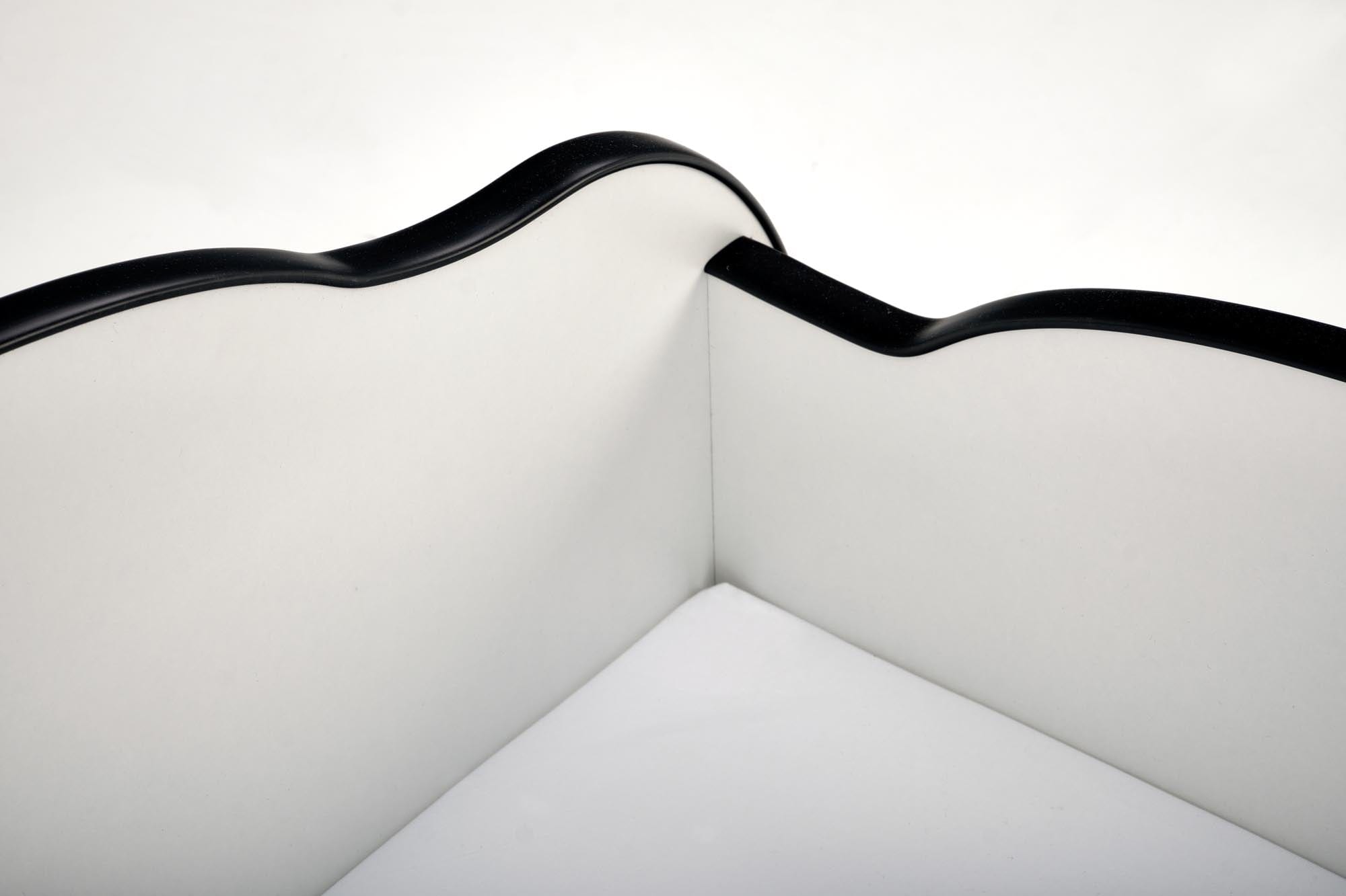 Pat din pal pentru copii Batcar Negru, 140 x 70 cm (6)