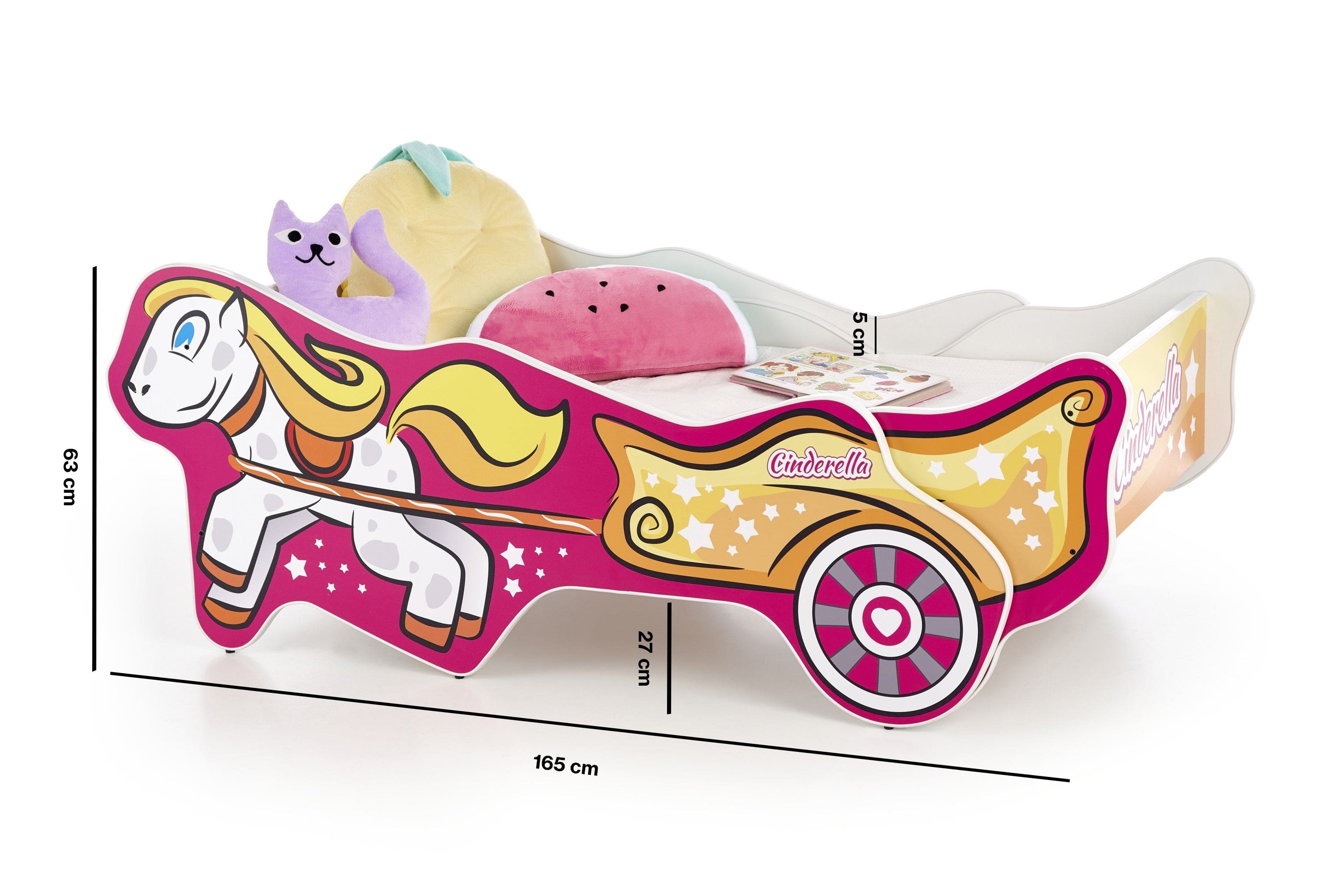 Pat din pal pentru copii Cindy Multicolor (2)