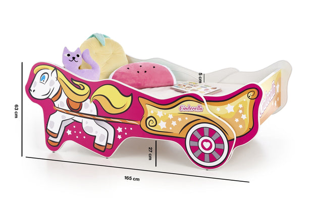 Pat din pal pentru copii Cindy Multicolor (2)