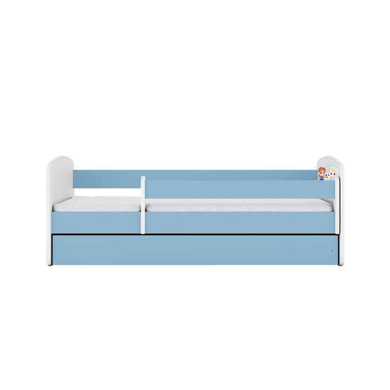 Kocot Kids Pat din pal pentru copii, Frozen Land I Albastru / Alb