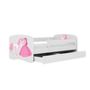 Kocot Kids Pat din pal pentru copii, Princess With Horse I Alb
