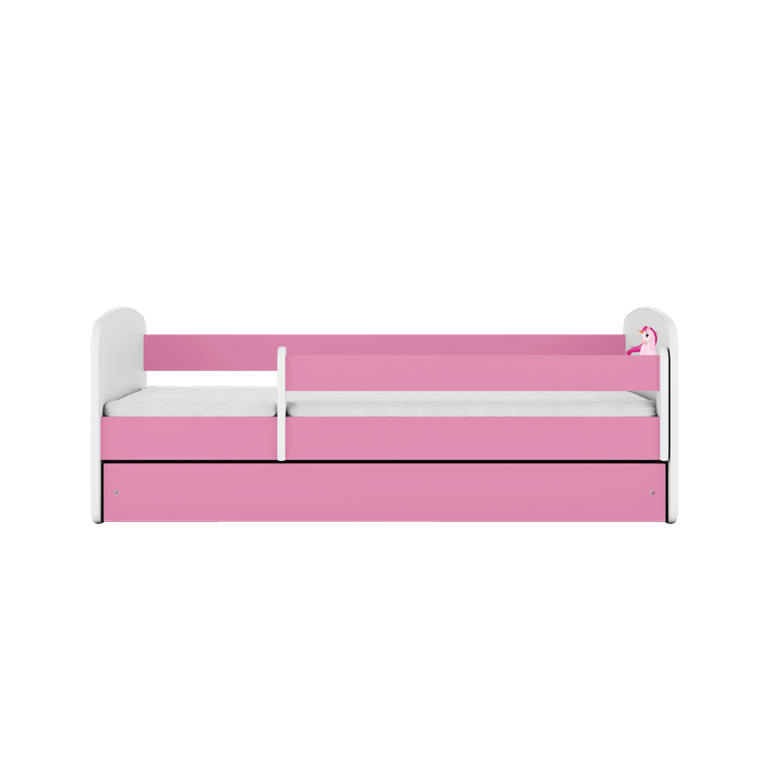 Kocot Kids Pat din pal pentru copii, Unicorn I Roz / Alb