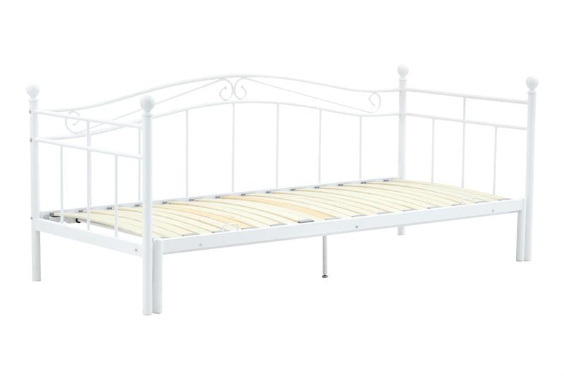 Halmar 200 x 90 cm Pat / divan din metal Arizara Alb