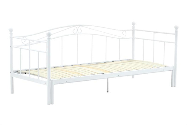 Halmar 200 x 90 cm Pat / divan din metal Arizara Alb