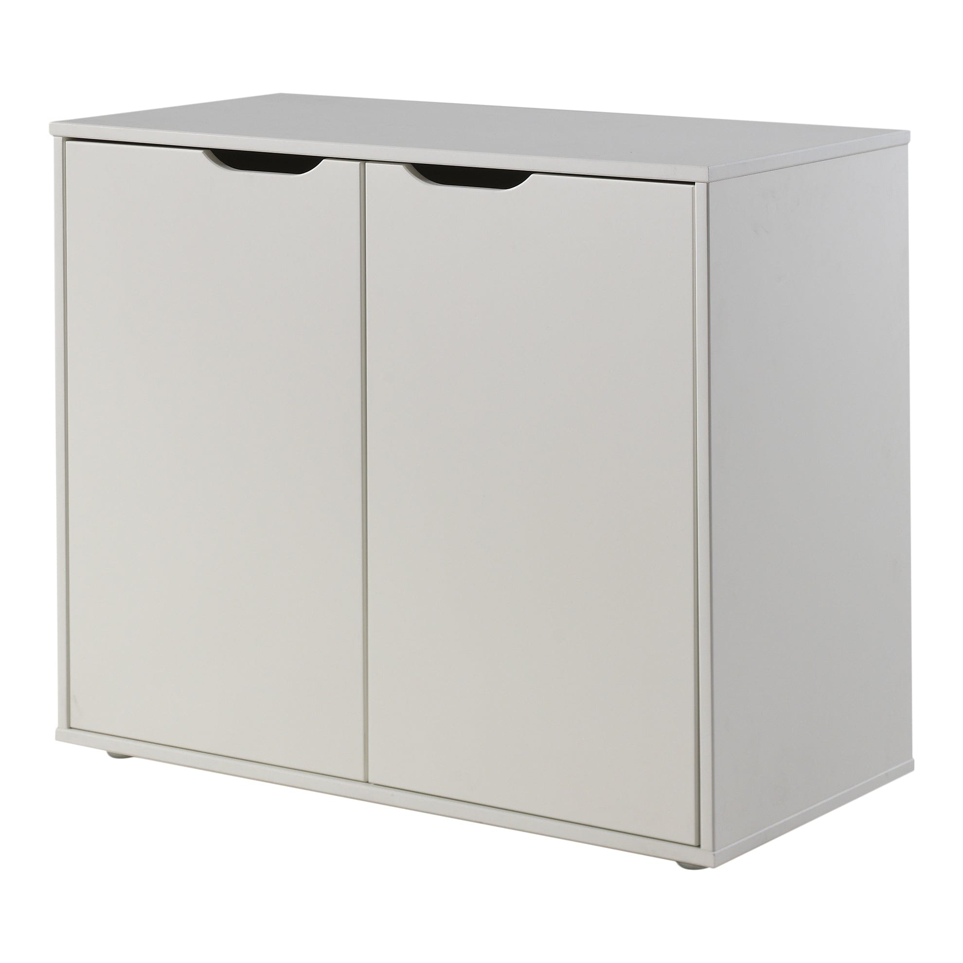 Pat etajat din lemn de pin, cu fotoliu extensibil si cabinet, pentru copii Pino Mezzanine II Alb, 200 x 90 cm (2)