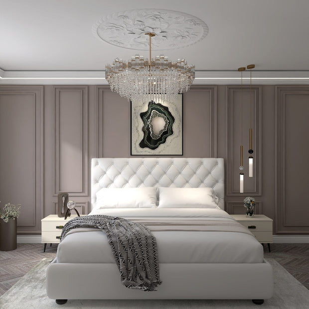 Pat rabatabil cu lada de depozitare, tapitat cu stofa, Eclipse