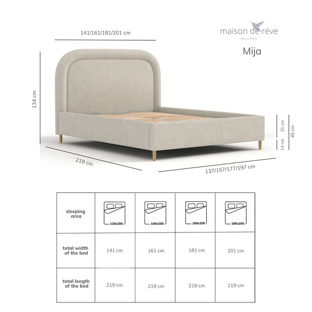Pat rabatabil cu lada de depozitare, tapitat cu stofa, Mija Grej (8)