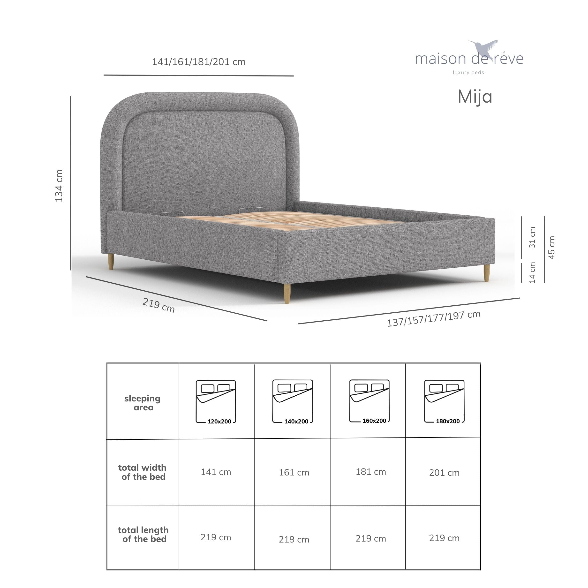 Pat rabatabil cu lada de depozitare, tapitat cu stofa, Mija Gri Inchis (8)