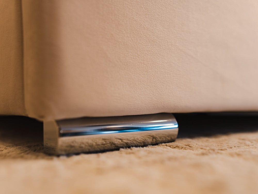 Pat rabatabil cu lada de depozitare, tapitat cu stofa, Sonata (3)