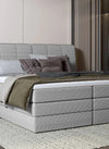 Wersal Pat rabatabil cu lada de depozitare, tapitat, Dilmis Boxspring