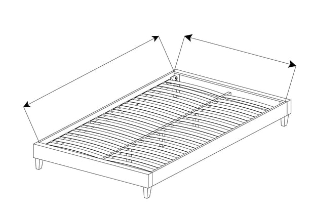 Pat tapitat cu stofa Cydney Velvet Burgundy (2)