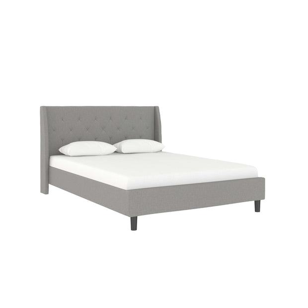 Dorel Home Pat tapitat cu stofa Gri Her Majesty