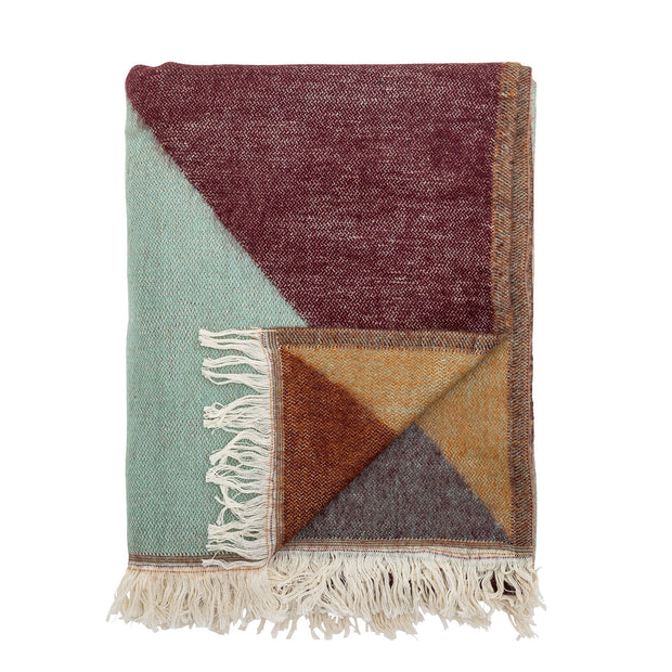 Patura decorativa din acril Ara Rosu, 150 x 125 cm