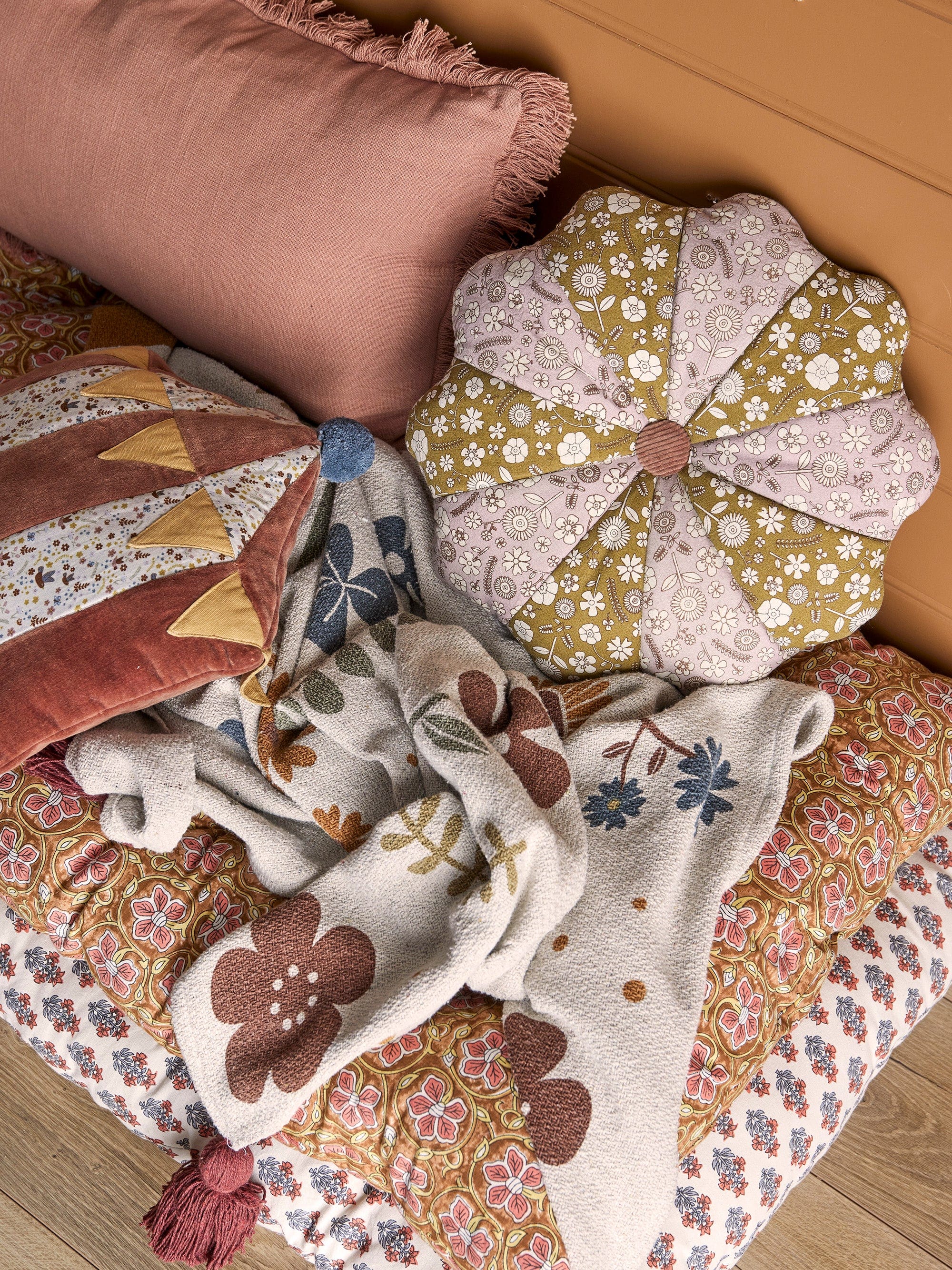 Patura decorativa din bumbac Bryn Maro, 160 x 130 cm (7)