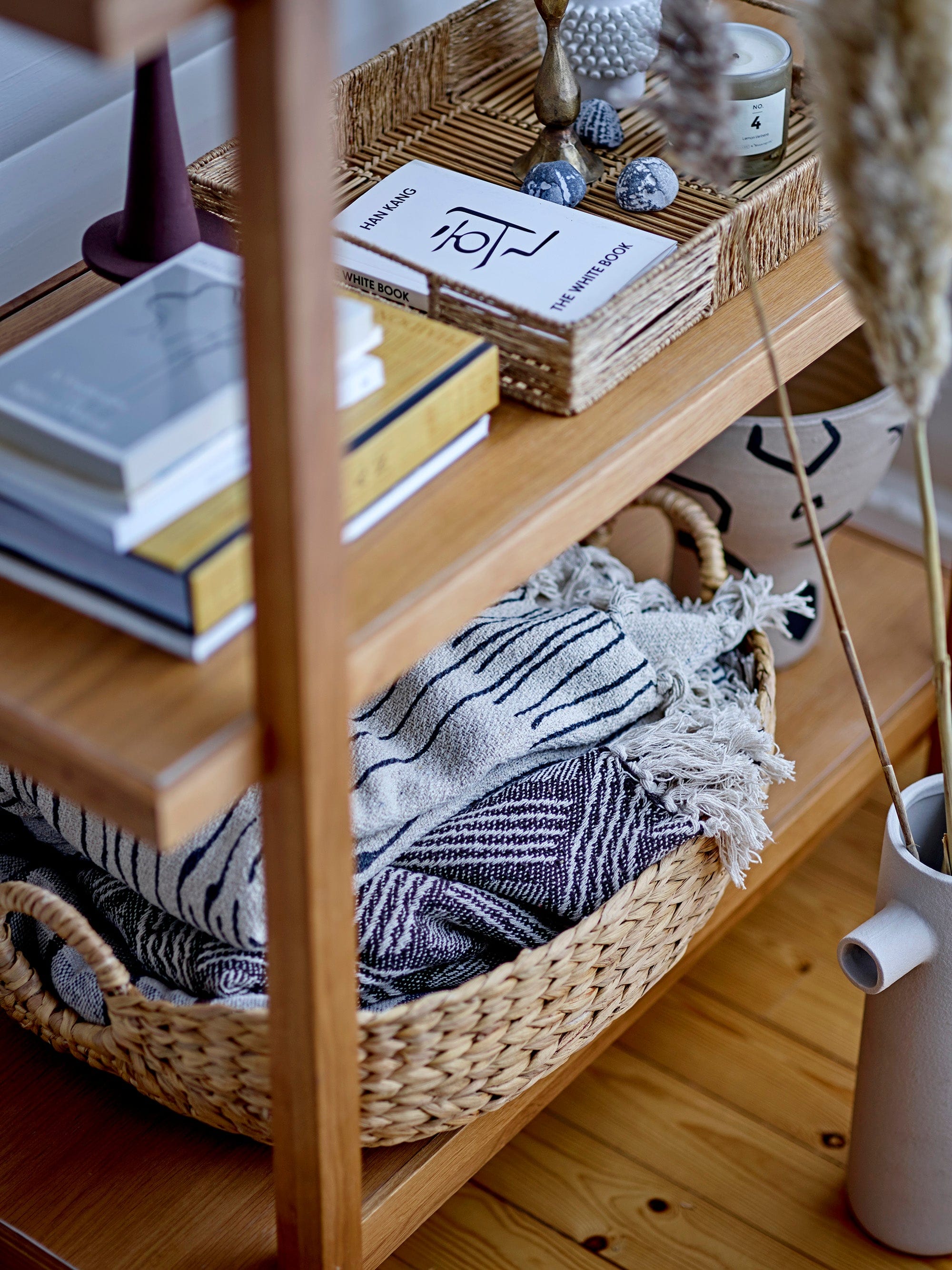 Patura decorativa din bumbac Celly Natural, 160 x 130 cm (3)