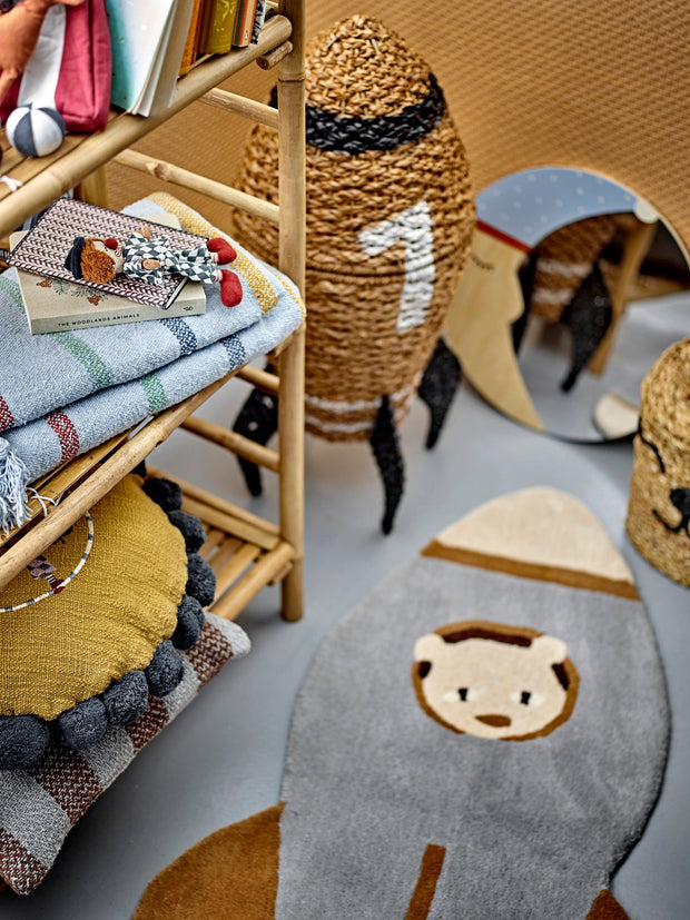 Patura decorativa din bumbac Frey Albastru, 160 x 130 cm (3)