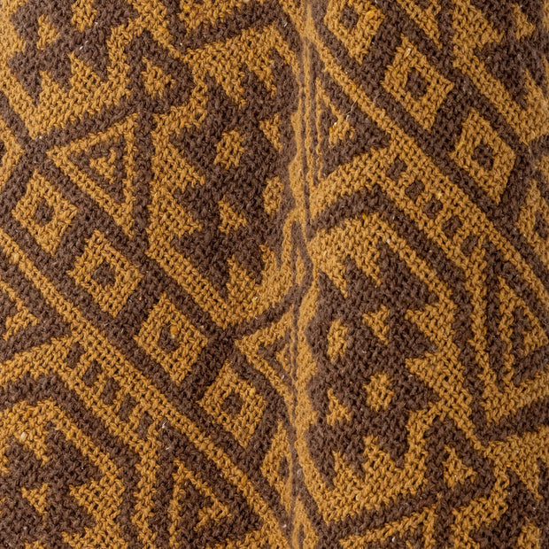 Patura decorativa din bumbac Lyla Maro, 150 x 130 cm (2)