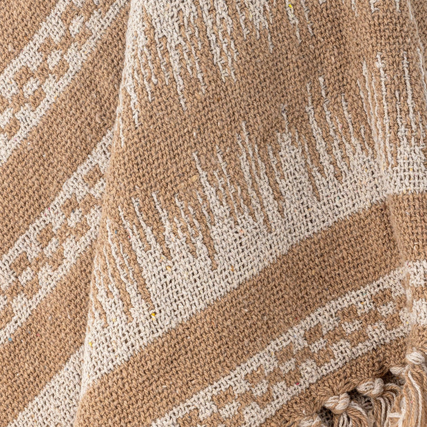 Patura decorativa din bumbac Marmi Maro, 160 x 130 cm (1)