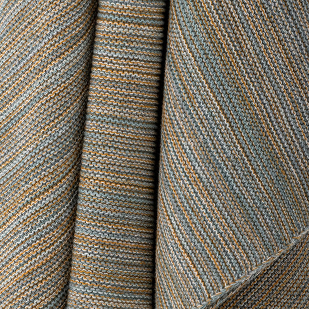 Patura decorativa din bumbac Methill Albastru, 150 x 125 cm (2)