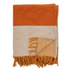 Patura decorativa din bumbac Motril Portocale, 150 x 130 cm