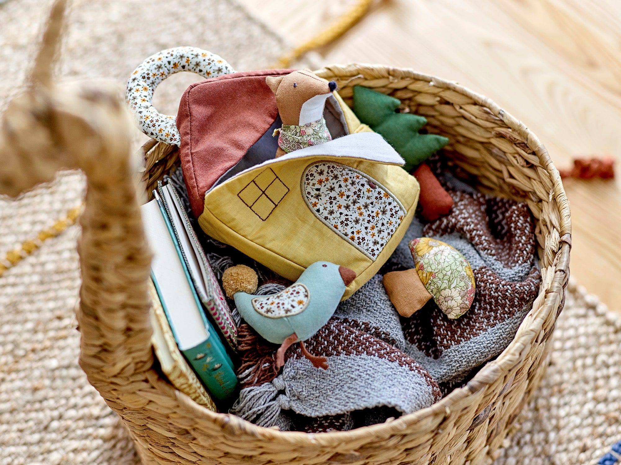 Patura decorativa din bumbac Nann Maro, 100 x 80 cm (4)