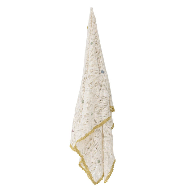 Patura decorativa din bumbac Rovigo Natural, 150 x 125 cm (1)